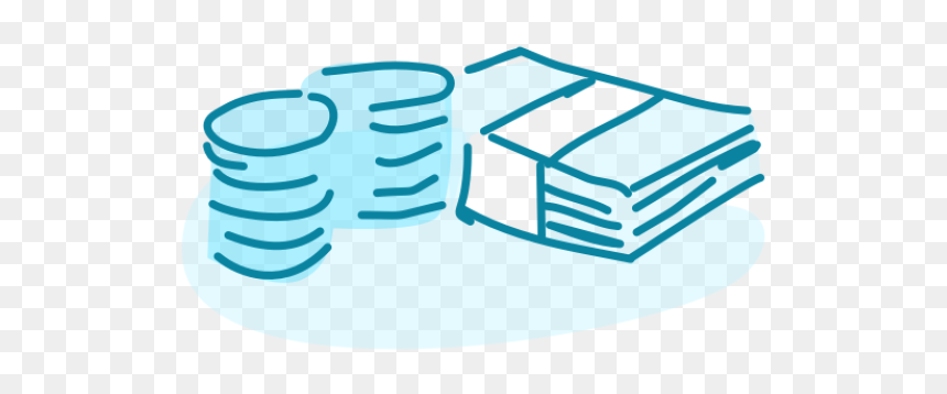 A Pile Of Coins And Money, HD Png Download - pile of coins png