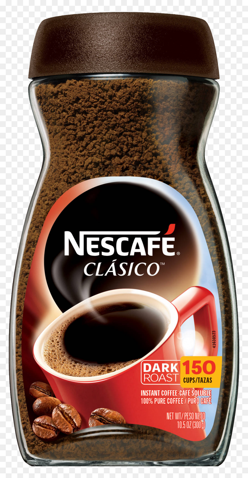 Coffee Jar Png Image - Nescafe Clasico Dark Roast, Transparent Png - roasted png