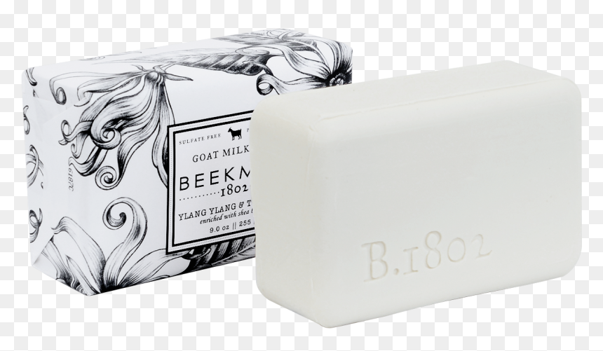 Ylang Ylang & Tuberose Goat Milk Bar Soap 9 Oz Monty"s - White Big Bar Soap, HD Png Download - bar of soap png