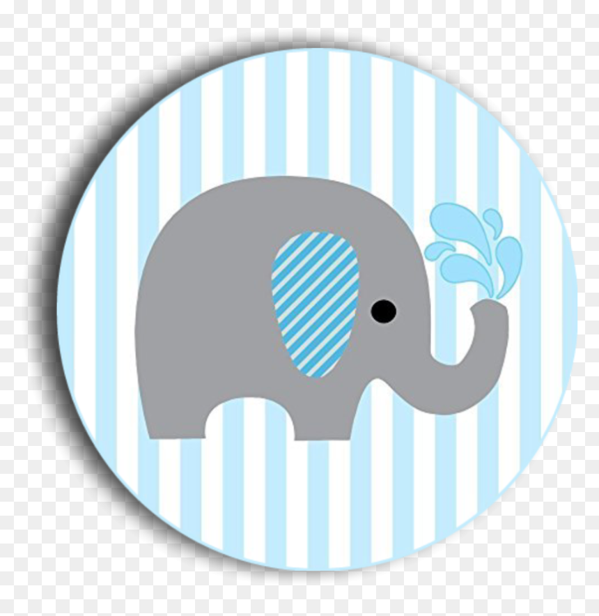 Indian Elephant, HD Png Download - baby shower elephant png