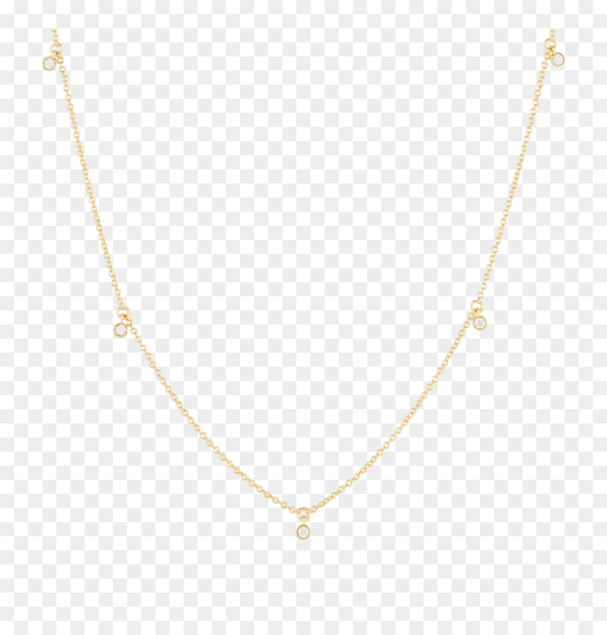 Simple Choker Necklace Design Gold, HD Png Download - thug life necklace png