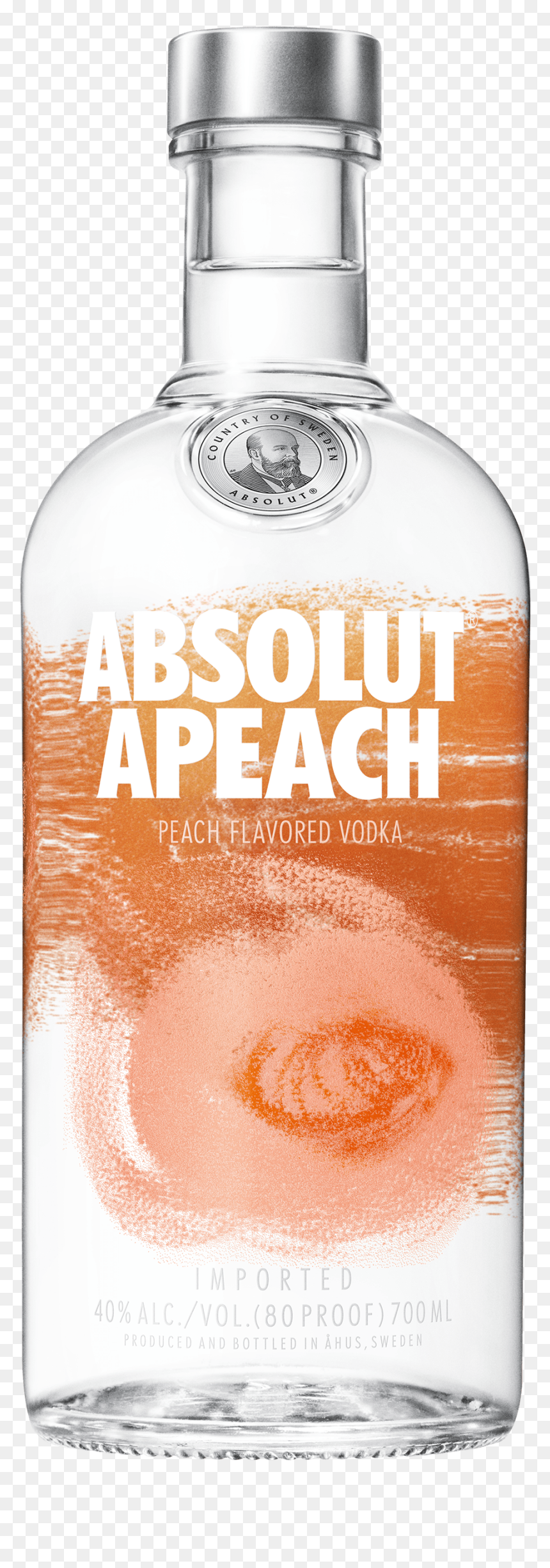 Vodka Absolut Apeach 750ml, HD Png Download - absolut vodka png