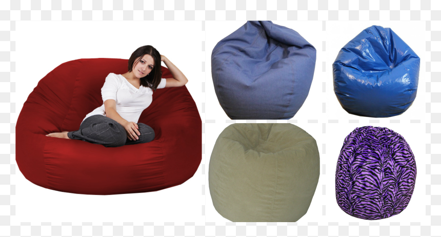 Transparent Bean Bag Png - All Type Of Chair, Png Download - bean bag png