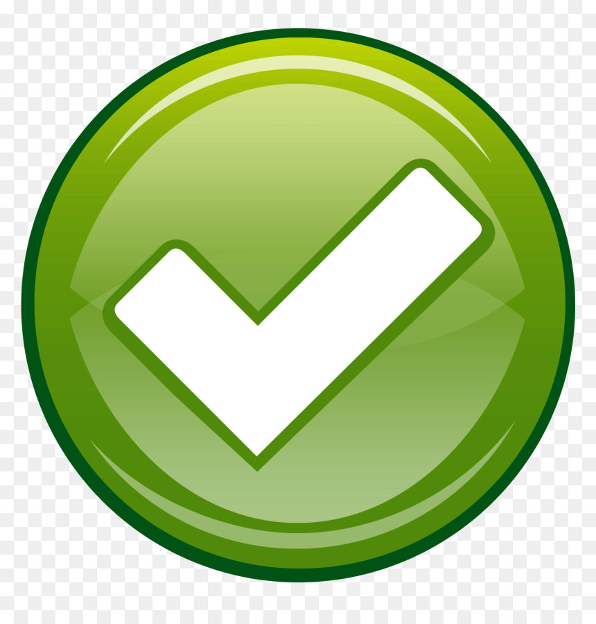 Clipart Image Of Tick, HD Png Download - green tick png