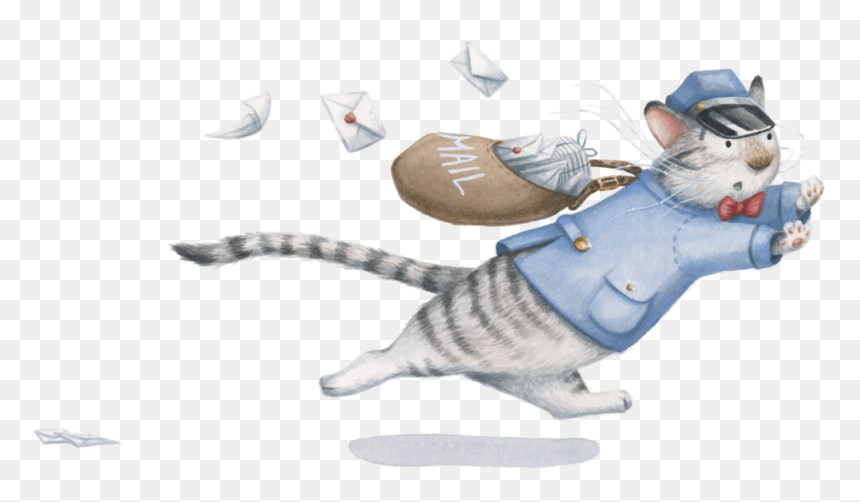 Mail Cat Contact Me, HD Png Download - contact me png