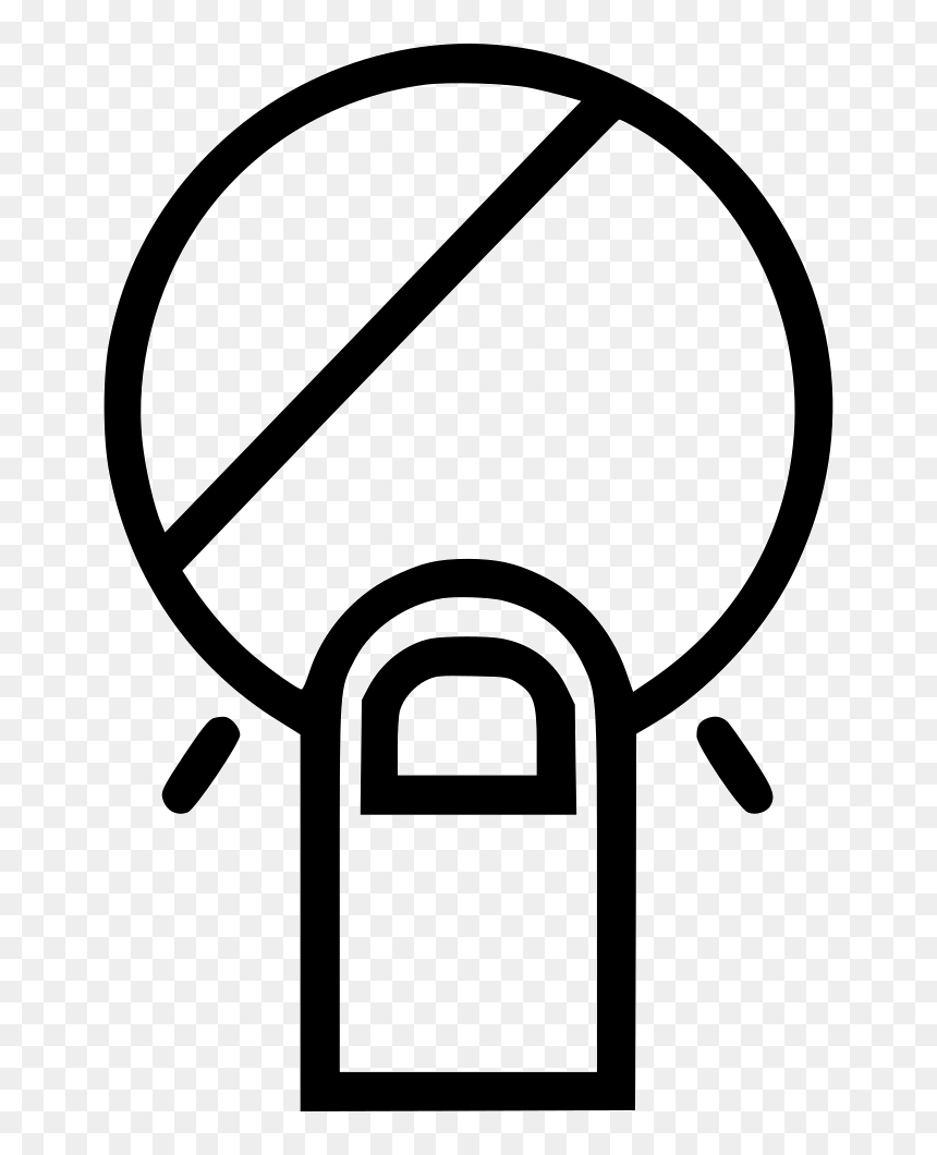 Finger Round Circle Press Touch Click Comments, HD Png Download - hand click png