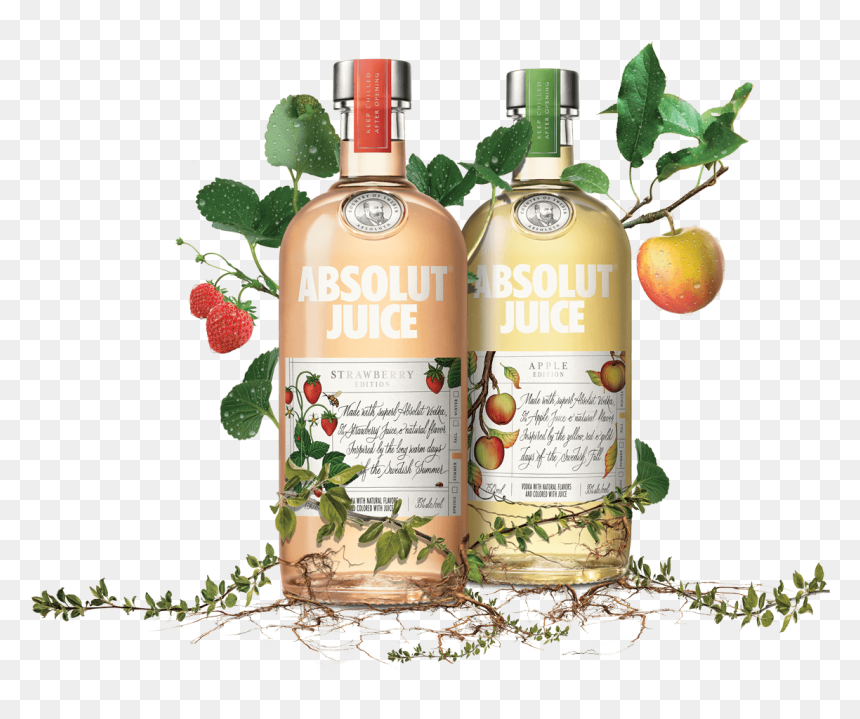 Apple On A Branch, HD Png Download - absolut vodka png