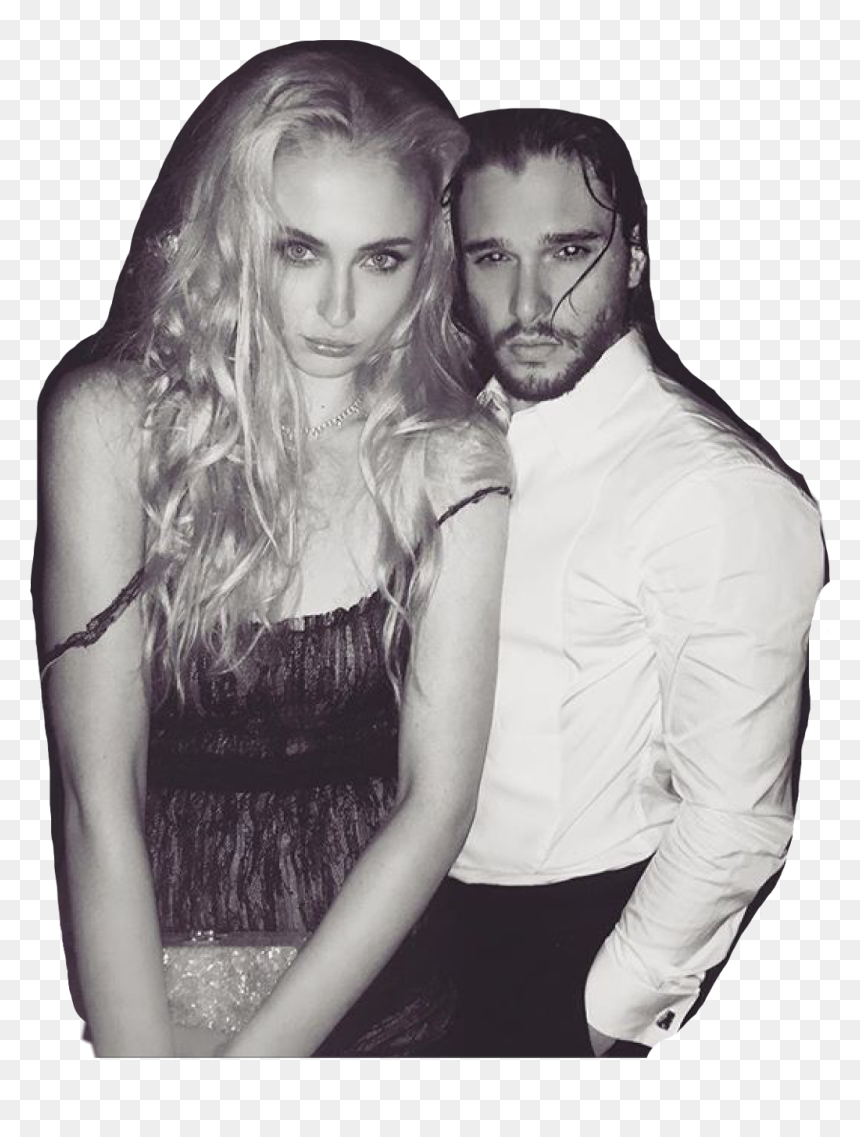 Transparent Kit Harington Png - Kit And Sophie Turner, Png Download - john snow png