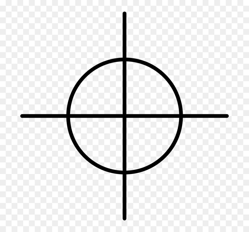 Crosshair Png, Transparent Png - sniper crosshair png