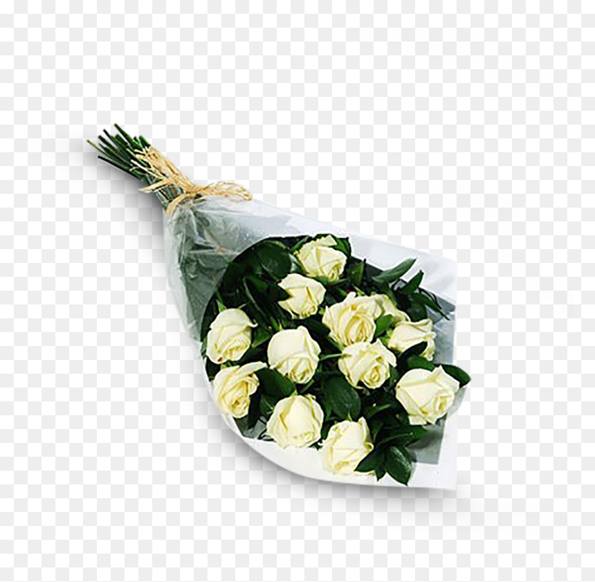 Ramo De Mano San Jose - Docena De Rosas Blancas, HD Png Download - ramo de rosas png