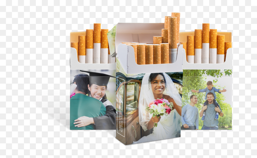 Pack Of Cigarettes - Heart Disease From Smoking, HD Png Download - cigarette pack png