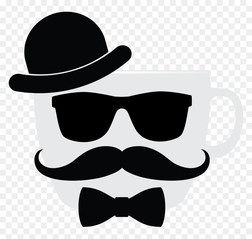 Hipstir Higgie Logo, HD Png Download - hipster mustache png