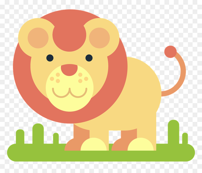 Dibujo Leon Animal, HD Png Download - cartoon lion png