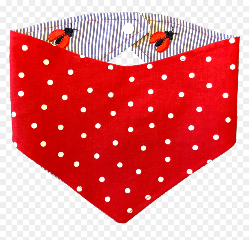 Josephine Grace Puppy Couture Deuce Bandana Front And - Baiyoke Sky Hotel, HD Png Download - polkadot png