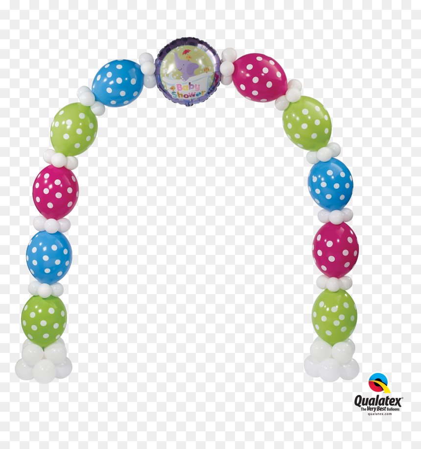13912 90567 Baby Shower Elephant Arch - Circle, HD Png Download - baby shower elephant png