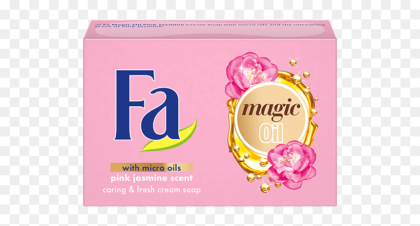 Fa Com Bar Soap Magic Oil Pink Jasmine - Smile, HD Png Download - bar of soap png