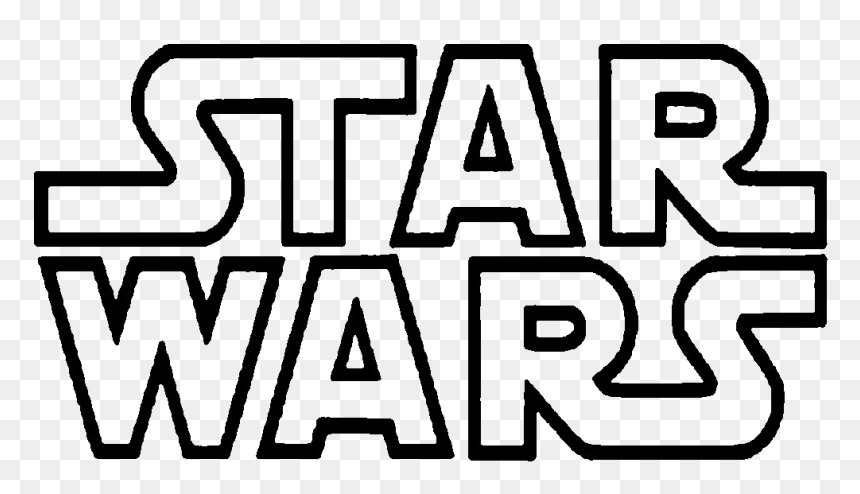 Star Wars Logo White, HD Png Download - star wars clipart png