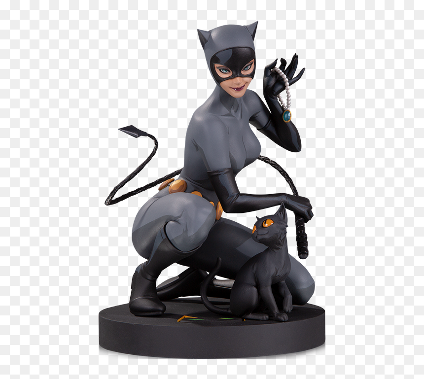 Stanley Lau Catwoman Statue, HD Png Download - cat woman png