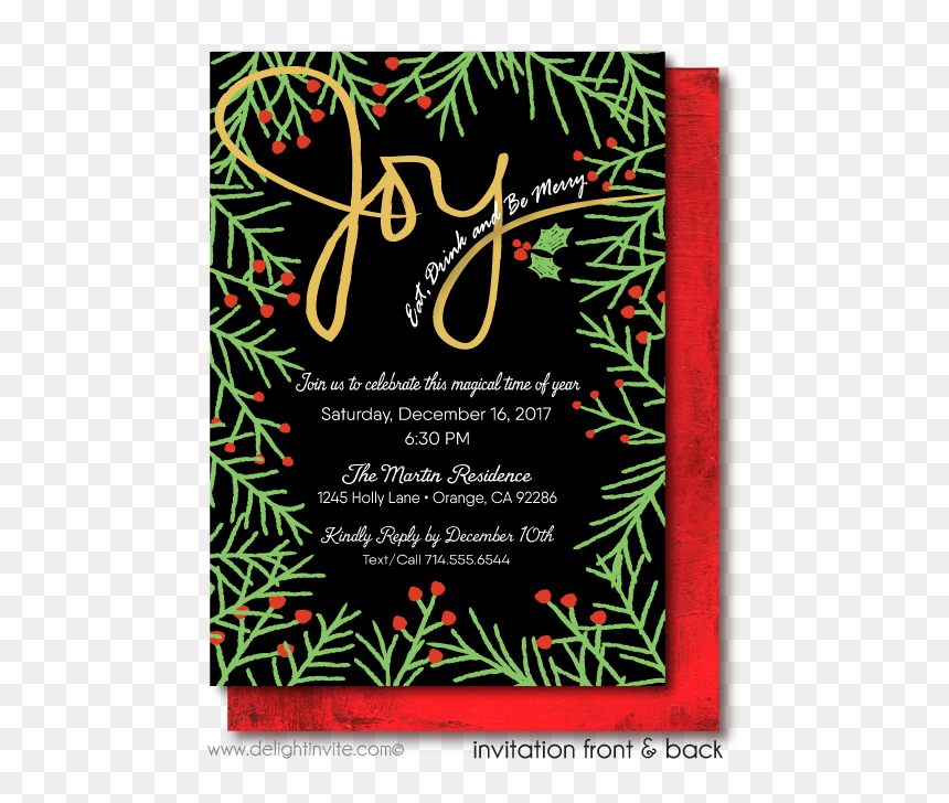 Greeting Card, HD Png Download - holiday party png