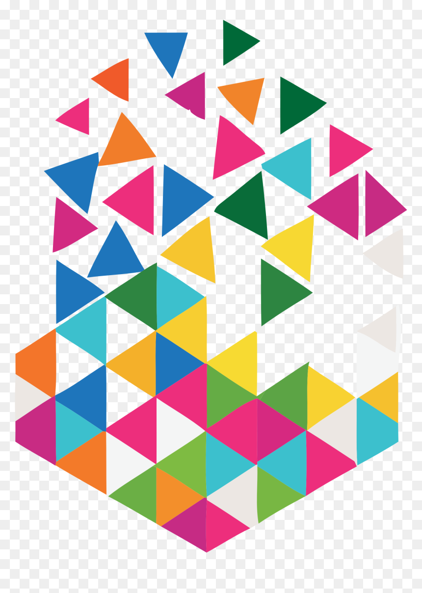 Hola Clip Arts - Triangulos Sobrepostos Imagem Png, Transparent Png - hola png