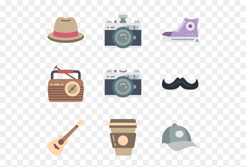 Illustration, HD Png Download - hipster mustache png