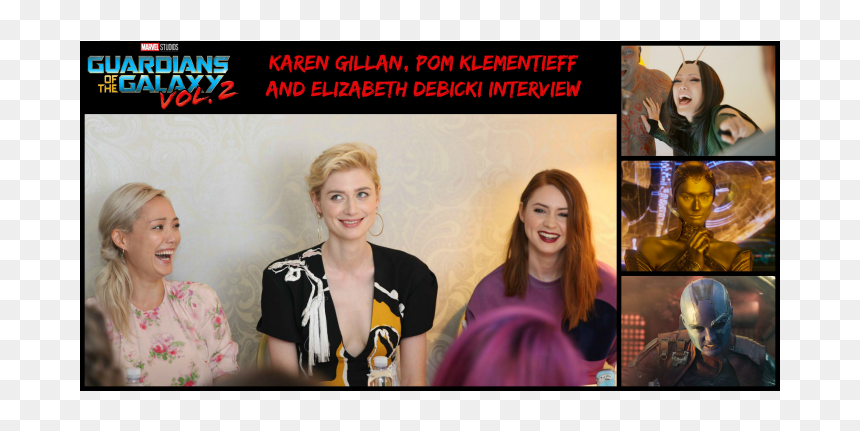 Karen Gillan Pom Klementieff, HD Png Download - karen gillan png