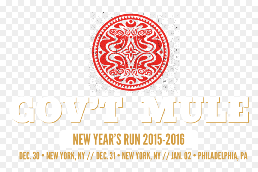 Gov"t Mule New Year"s Eve 2015-2016 - Gov't Mule, HD Png Download - new year 2016 png