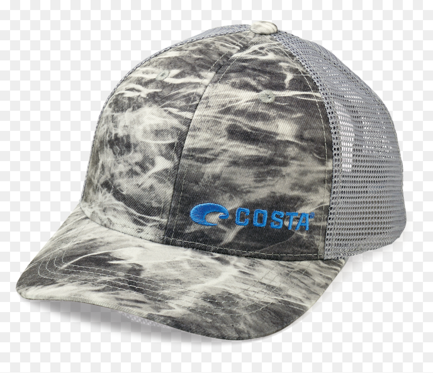 Mossy Oak Elements ™ Water Camo Trucker, HD Png Download - fishing hat png