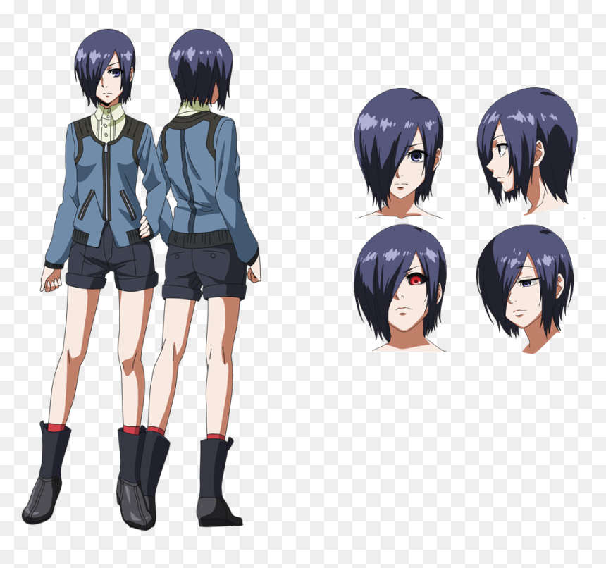Touka Kirishima Hair, HD Png Download - tokyo ghoul touka png