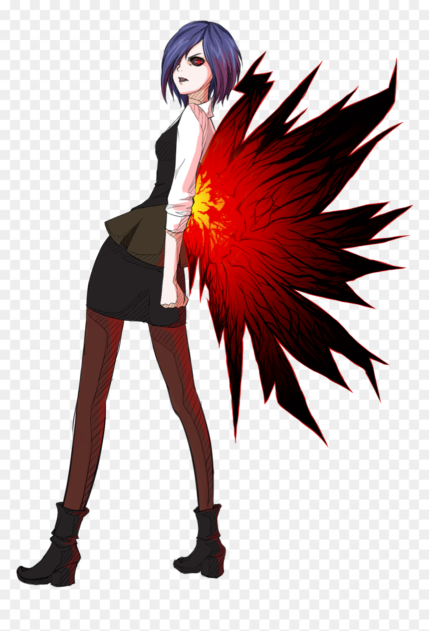 Anime, HD Png Download - tokyo ghoul touka png