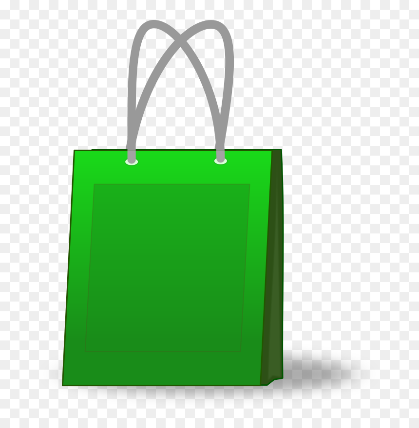 Green Shopping Bag Png, Transparent Png - bags png