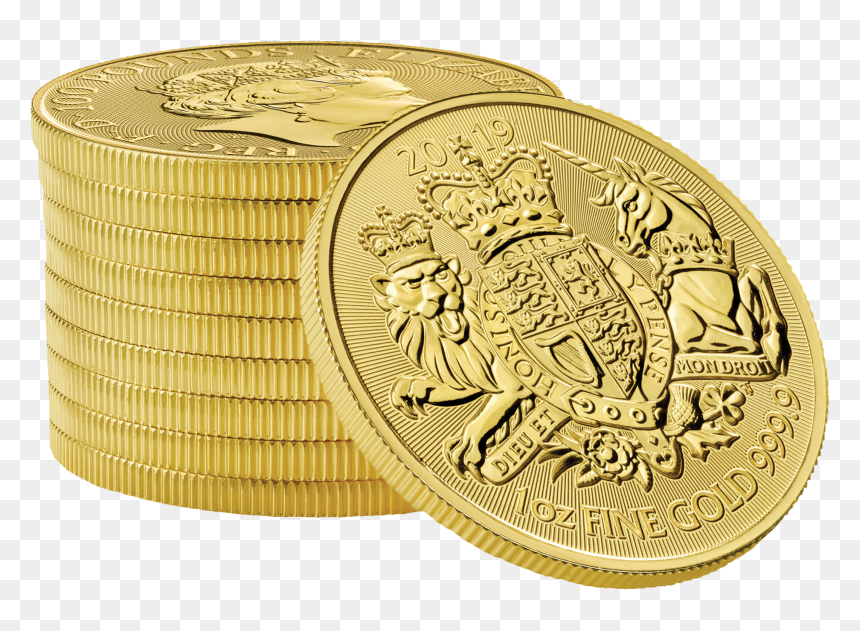 Gold Coin, HD Png Download - coin stack png