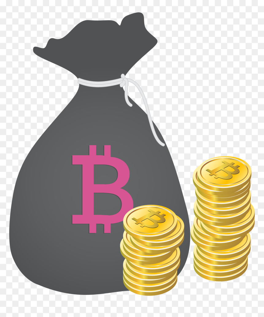 Free Clipart Bitcoin, HD Png Download - coin stack png