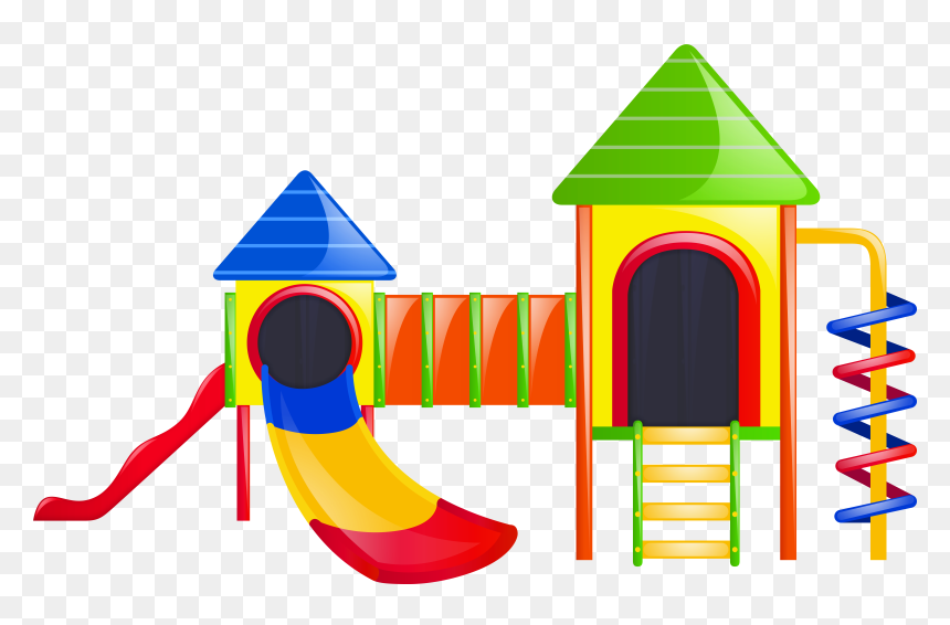 Kids Playground Clipart, HD Png Download - kids playing clipart png