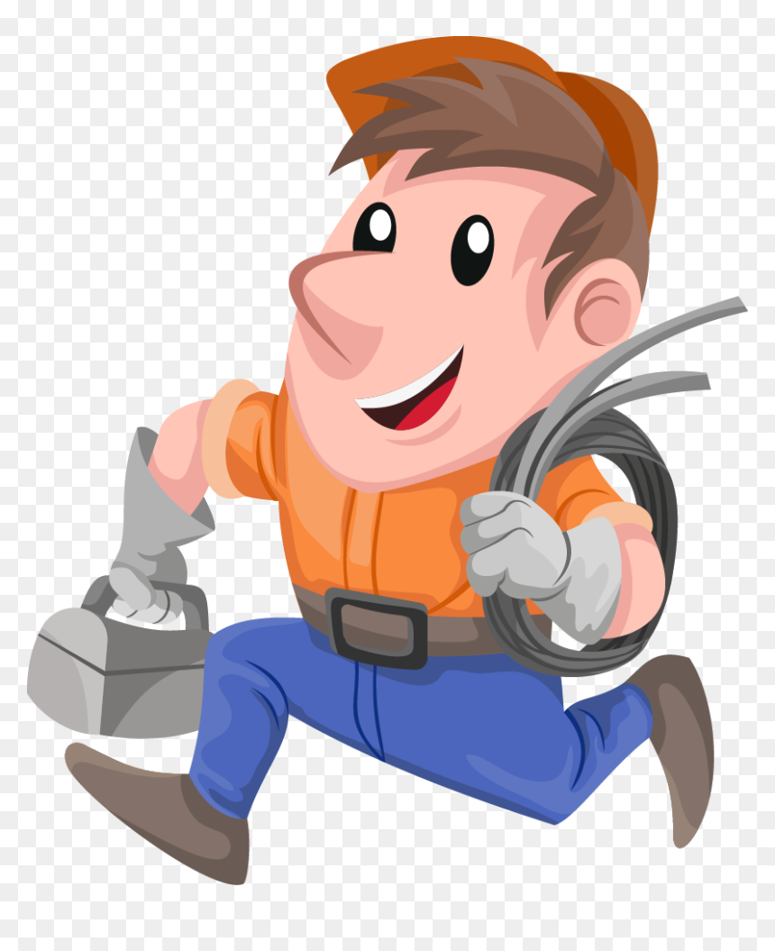 Handyman Cartoon, HD Png Download - handyman tools png