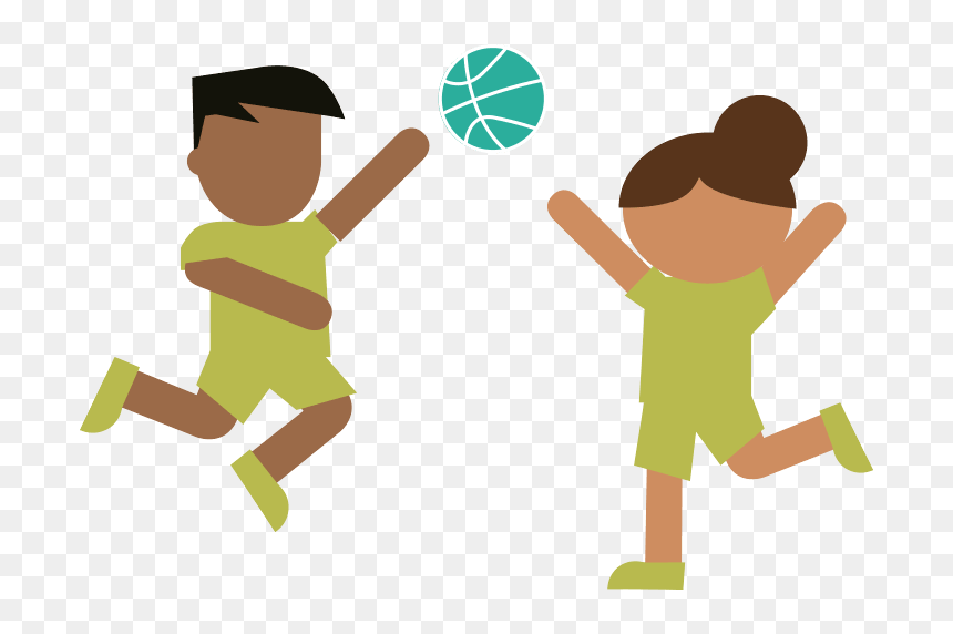 Physical Education Png, Transparent Png - kids playing clipart png