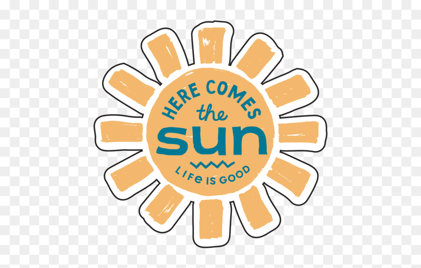 Life Is Good Sun, HD Png Download - hello my name is sticker png