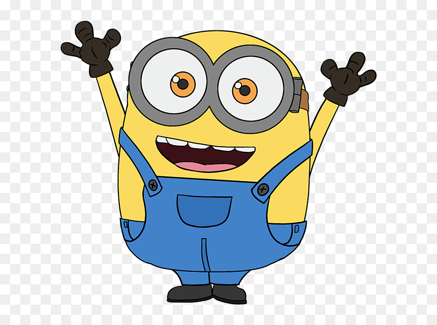 Minion Bob Drawing Step By Step, HD Png Download - evil minion png