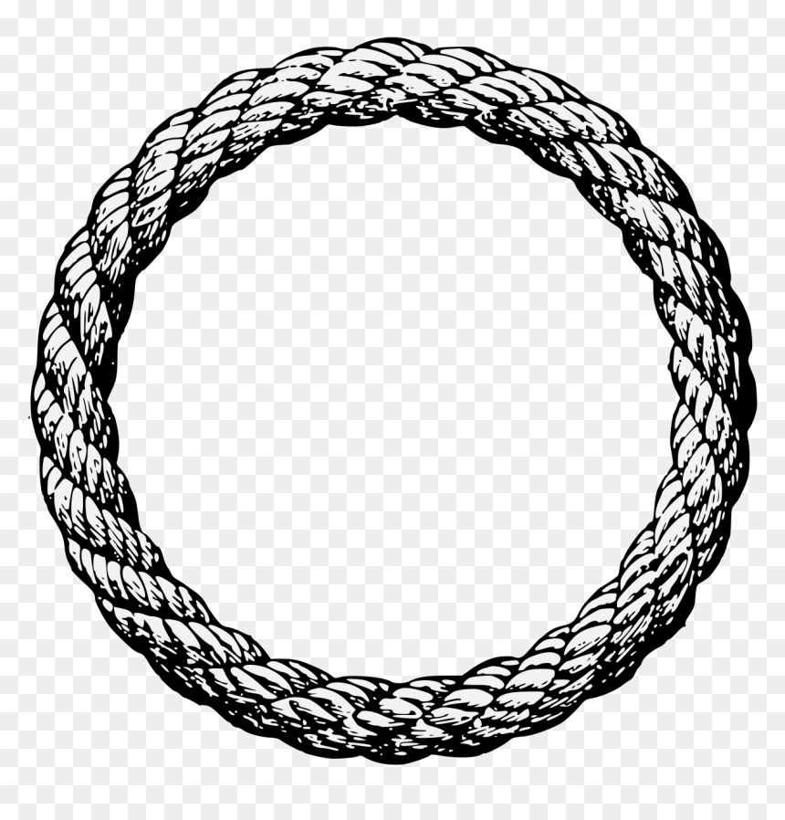 Circle, HD Png Download - rope line png