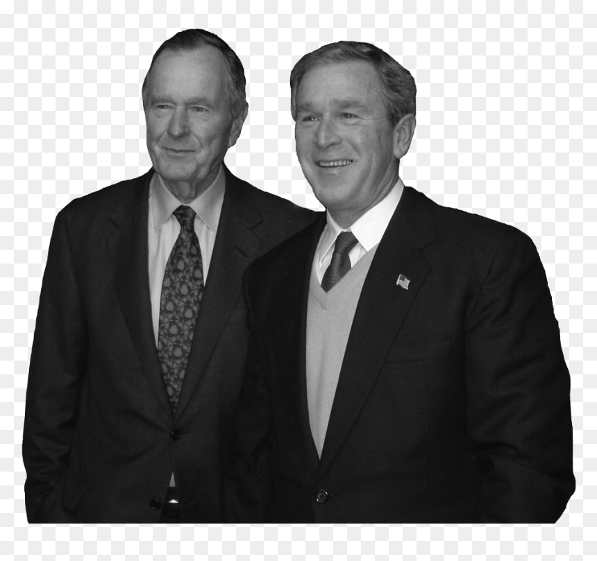 He Recognized That Serving Others Enriched The Giver's - Tuxedo, HD Png Download - george bush face png