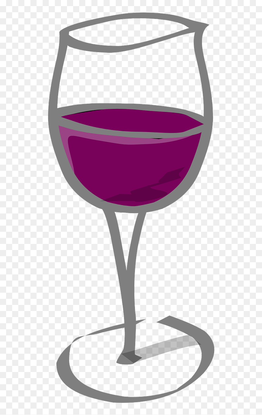 Verre De Vin Blanc, HD Png Download - wine vector png