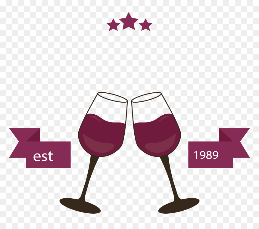 Wine Glasses Clipart, HD Png Download - wine vector png