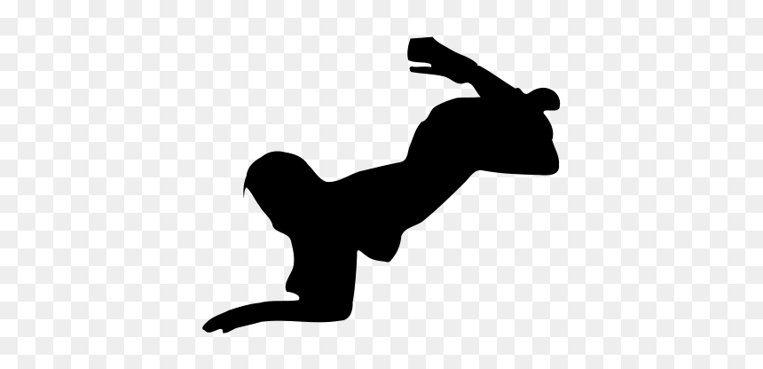Silhouette, HD Png Download - skateboard silhouette png