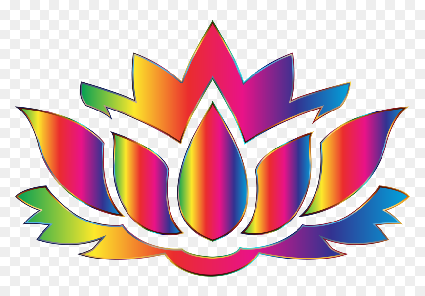 Lotus Flower Logo Png, Transparent Png - flowers silhouette png