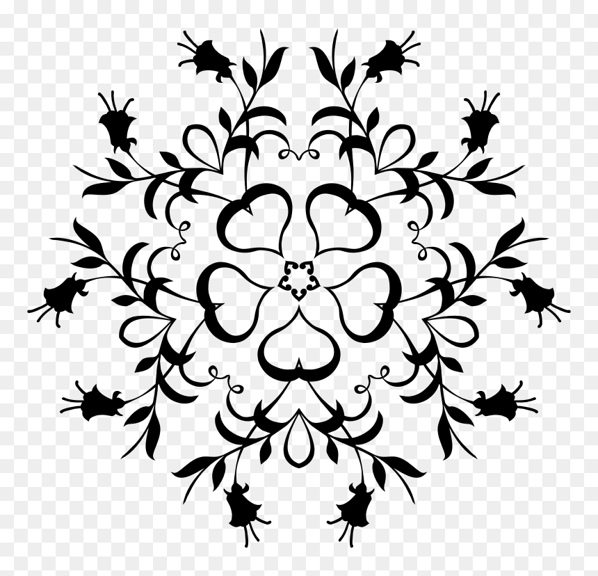 Clip Art, HD Png Download - flowers silhouette png