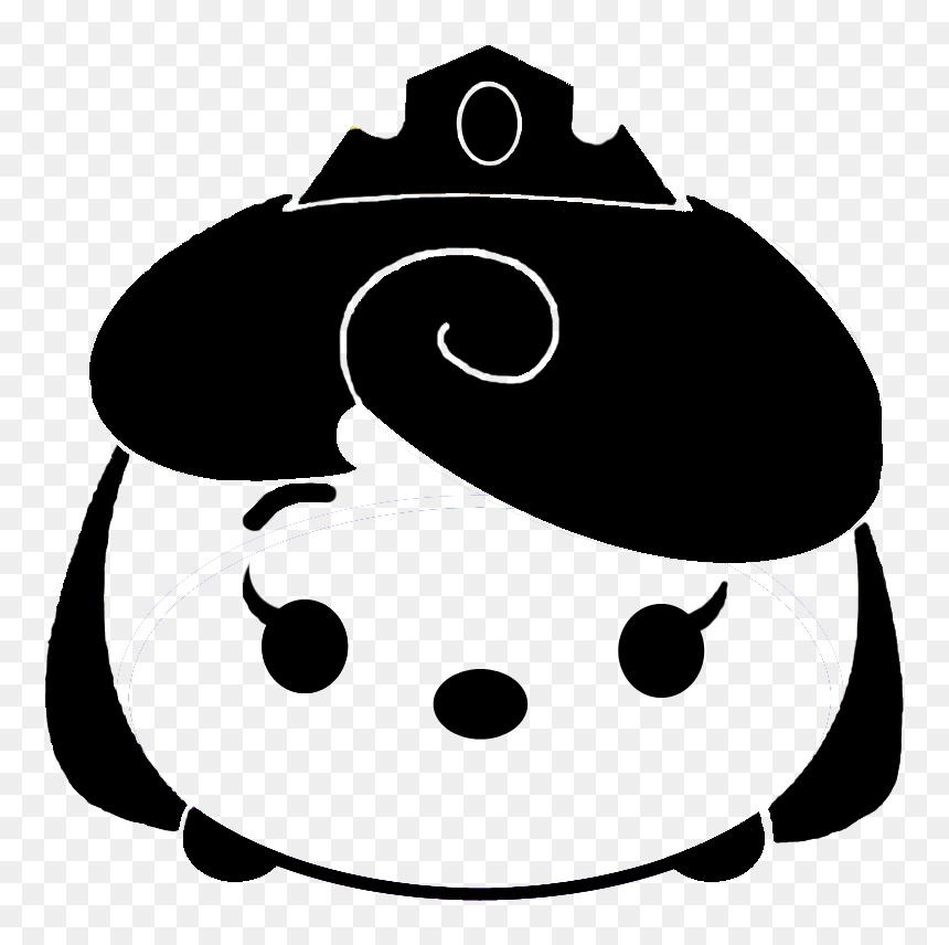 Tsum Tsum Aurora Coloring, HD Png Download - beauty and the beast silhouette png