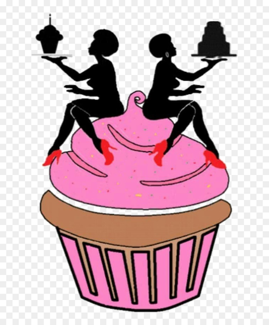 Cartoon Sweet Treats, HD Png Download - birthday cake silhouette png