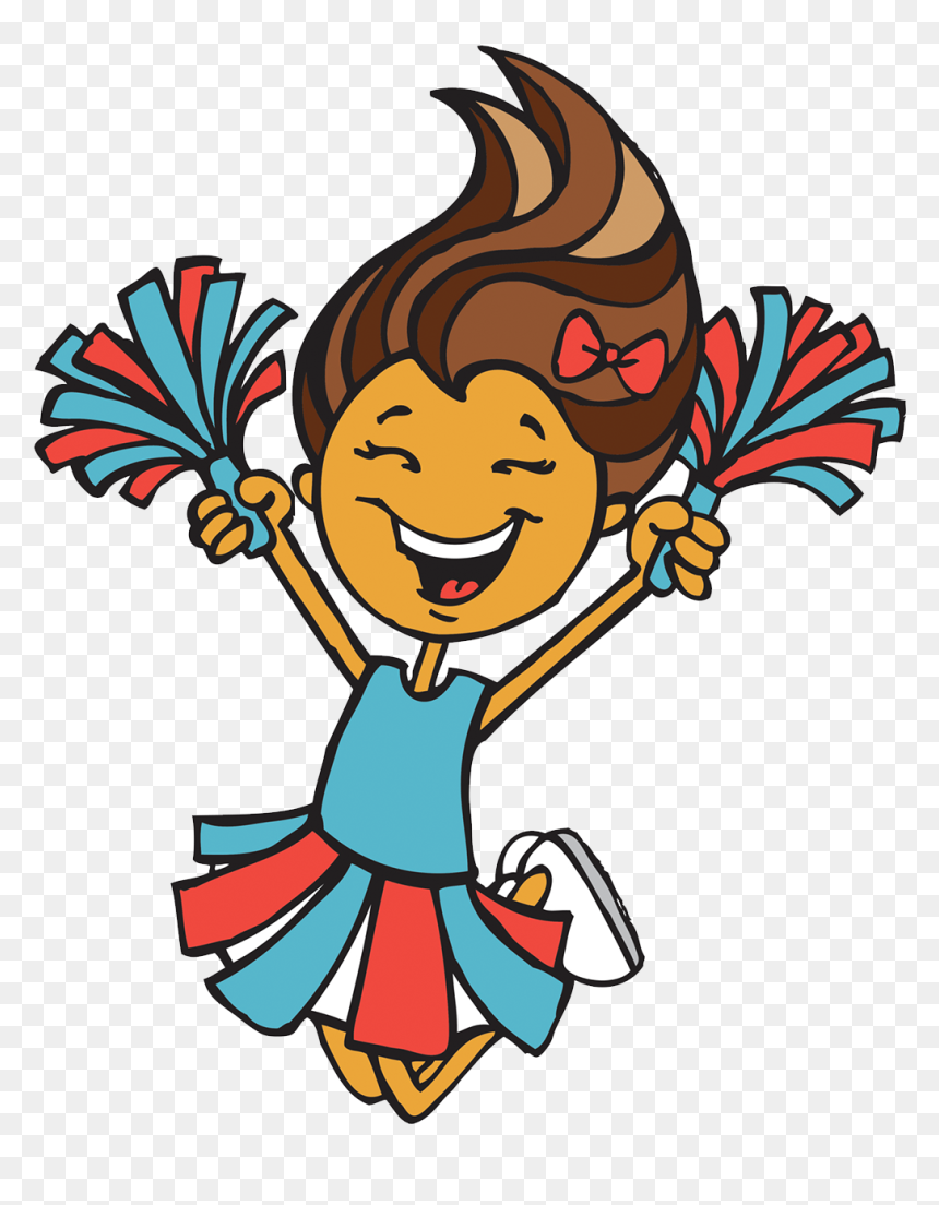 Clipart Cheerleader, HD Png Download - cheerleader clipart png