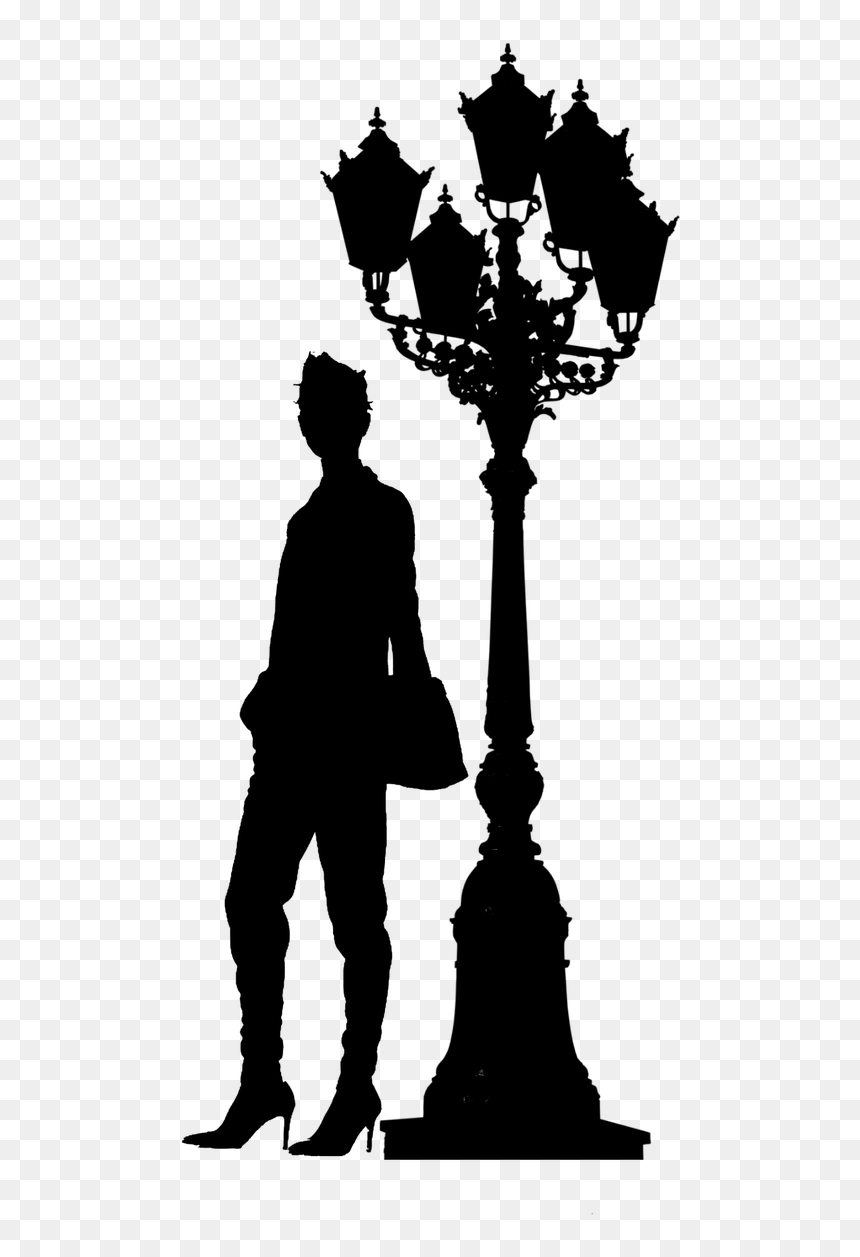 Silhouette, HD Png Download - standing silhouette png