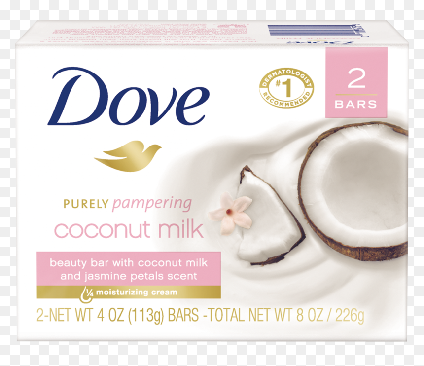 Dove Beauty Bar Coconut Milk, HD Png Download - bar of soap png
